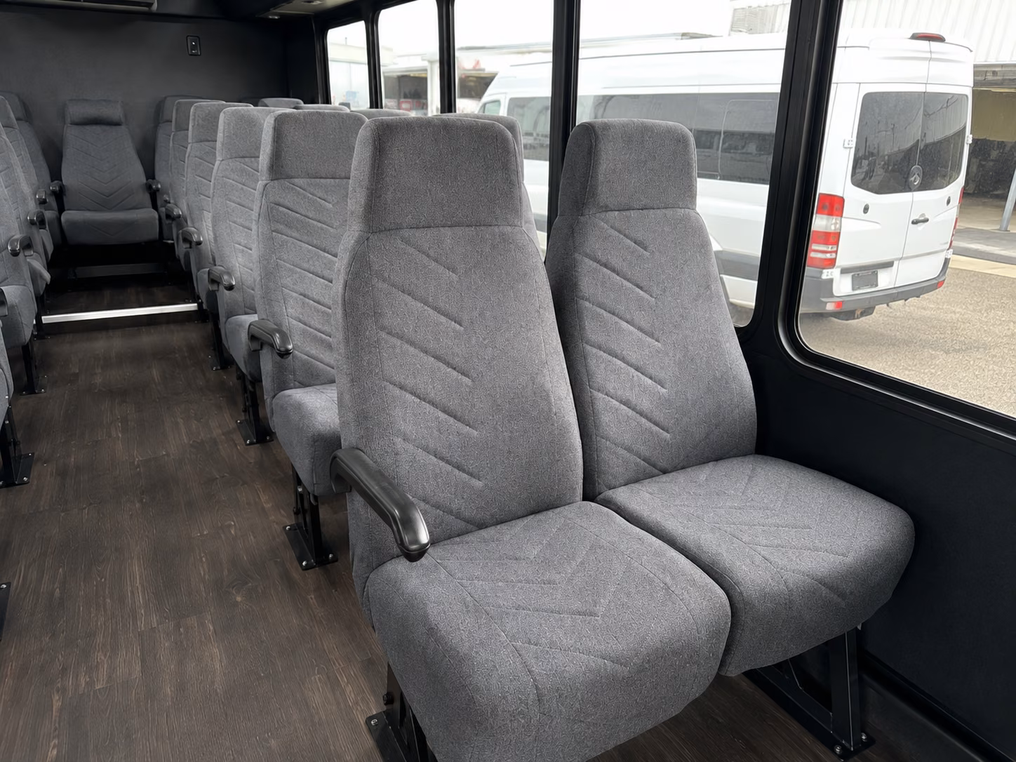 palm coast 18 passenger minibus inside