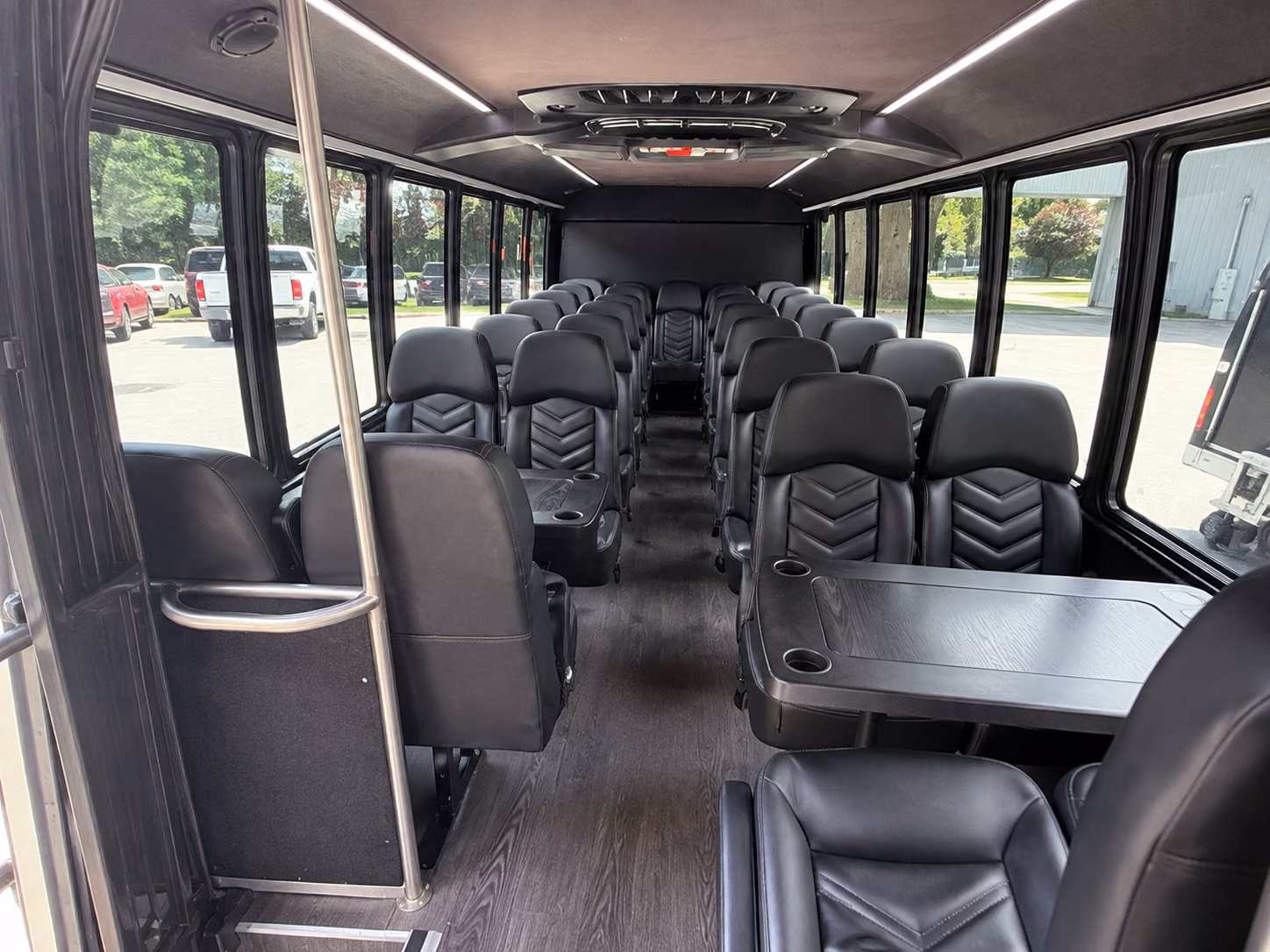 palm coast 20 passenger minibus inside