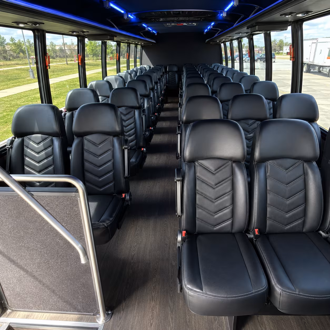 palm coast 30 passenger minibus interior