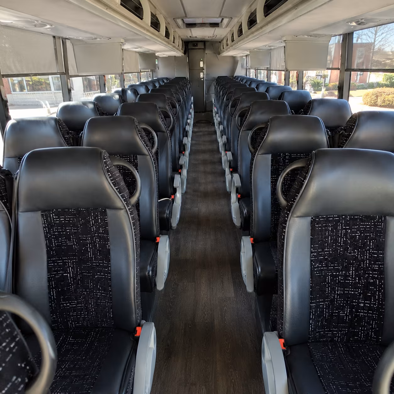 palm coast 54 passenger charter bus inside
