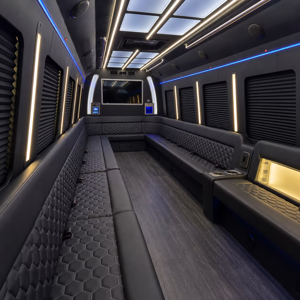 palm coast party bus inside