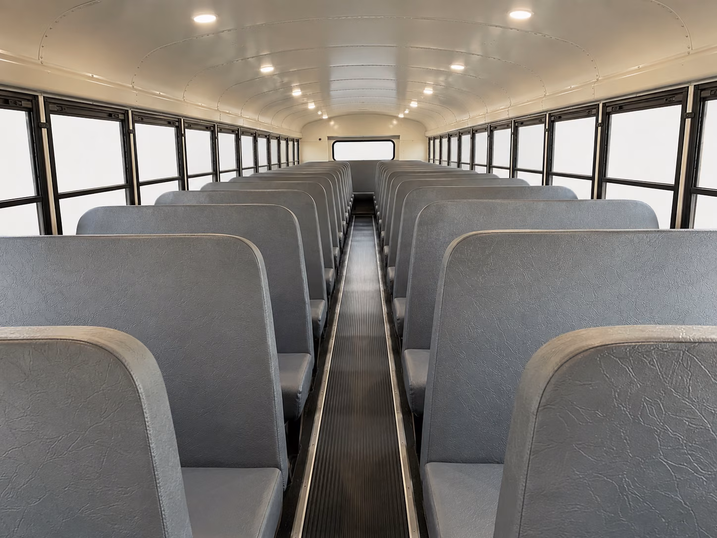 palm coast school bus inside